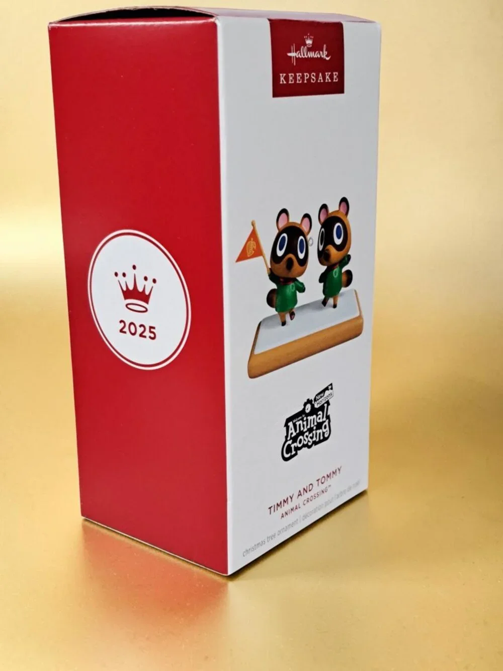 2025 Hallmark Timmy and Tommy Animal Crossing Keepsake Christmas Ornament NEW